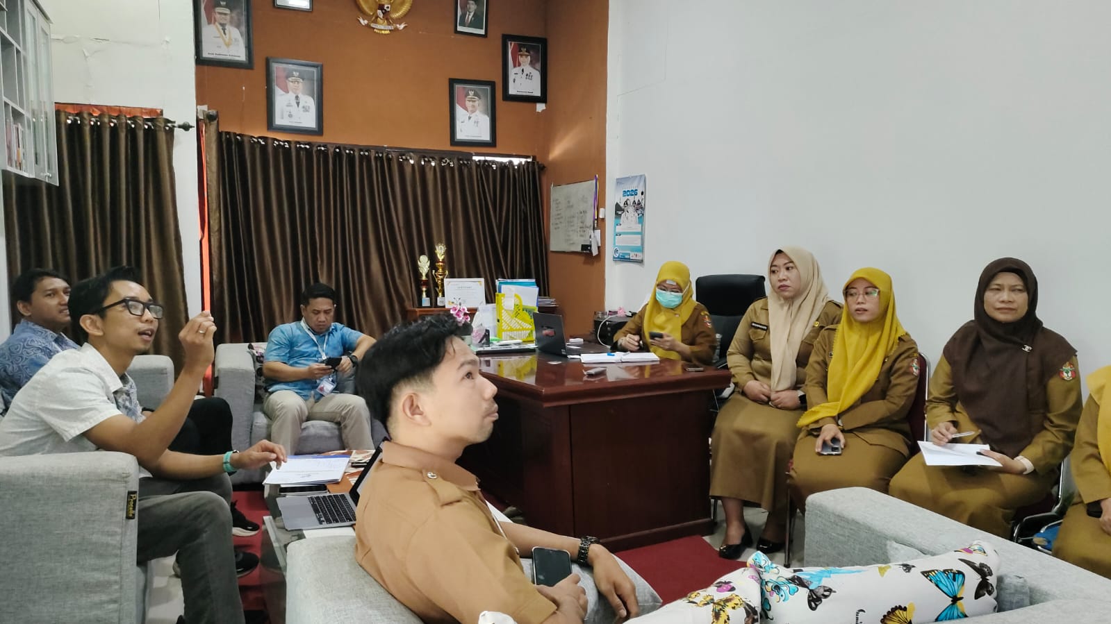 Diskominfo Wajo Terima Sosialisasi Micro Skill Digital Talent dari BBPSDMP Kominfo Makassar