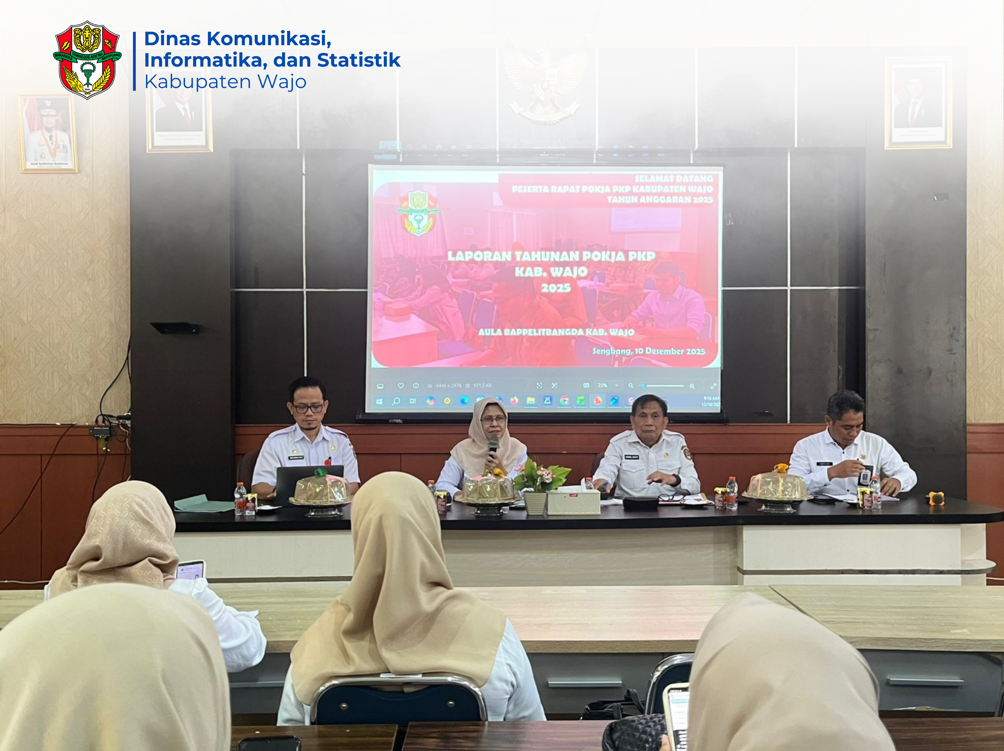 Diskominfotik Wajo Hadiri Rapat Tahunan POKJA PKP dalam Upaya Penanganan Kawasan Kumuh di Kab Wajo